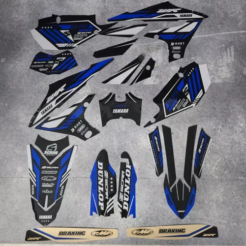 Yamaha WR250F 2020-2024 WR450F 2019-2023 WRF Graphics Decals Stickers kit set
