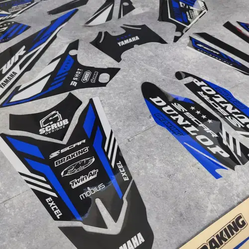 Yamaha WR250F 2020-2024 WR450F 2019-2023 WRF Graphics Decals Stickers kit set