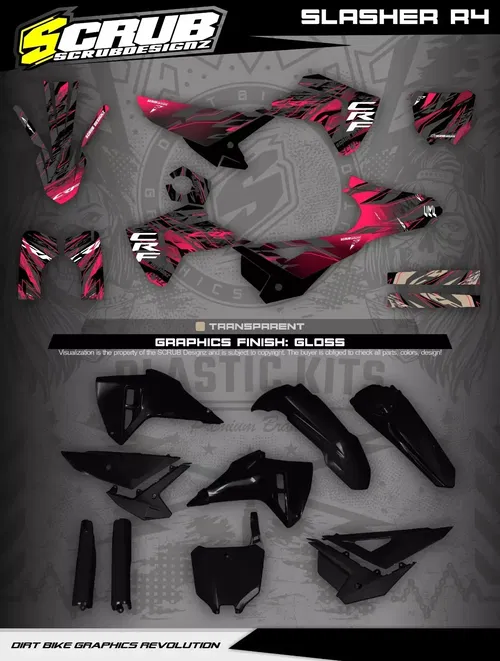 Restyle Plastics + Graphics for Honda CRF450R 2021-2024 CRF250R 2022-2024