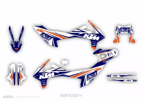 Graphics Kit KTM 690 SMC R 2019 2020 2021 2022 2023 Decals Supermoto  SCRUB