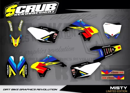 Graphics Suzuki RMZ250 2010 - 2018 Decal kit Stickers