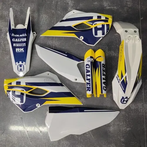 Plastics + Graphics Husqvarna TE FE 2015 125 250 350 450 501 applied