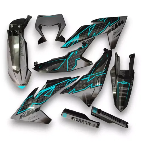 Plastics + Graphics KTM 2024 2025 XC-W XCF-W EXC EXC-F decals stickers kit
