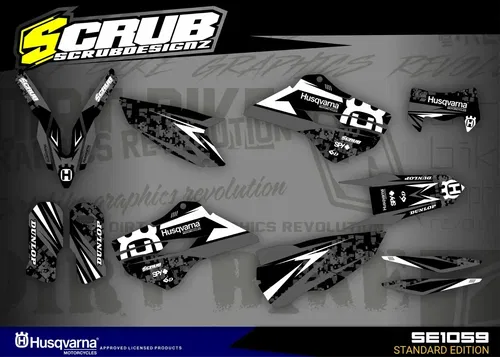 Husqvarna graphics TE125 TE250 FE250 TE300 FE350 FE450 FE501 2014 2015 2016