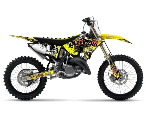 Graphics RM125 RM250 Polisport RESTYLE  2001 - 2008 RM 125 250 Suzuki SCRUB