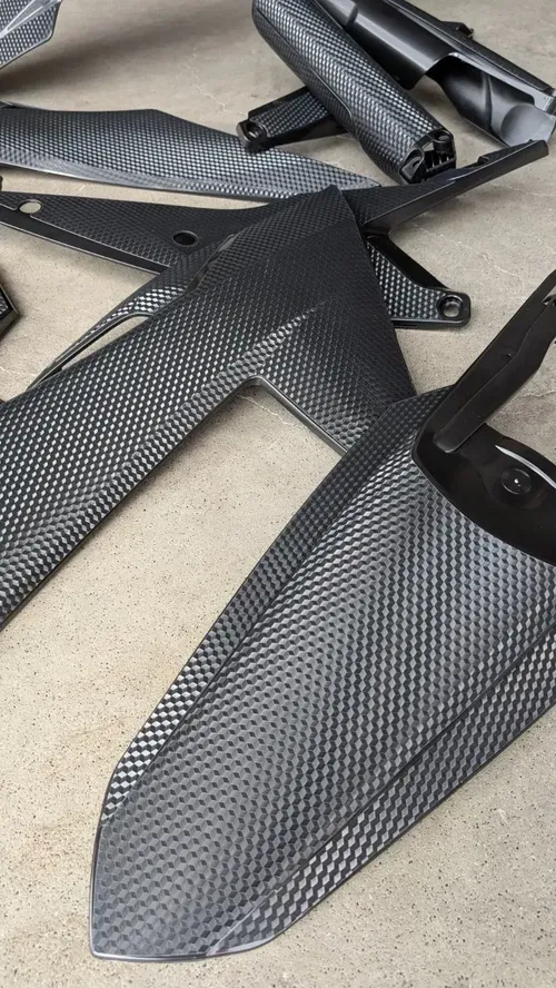 Plastics + Graphics KTM 2025 XC XC-F SX SX-F Textured PRIZM Finish full black
