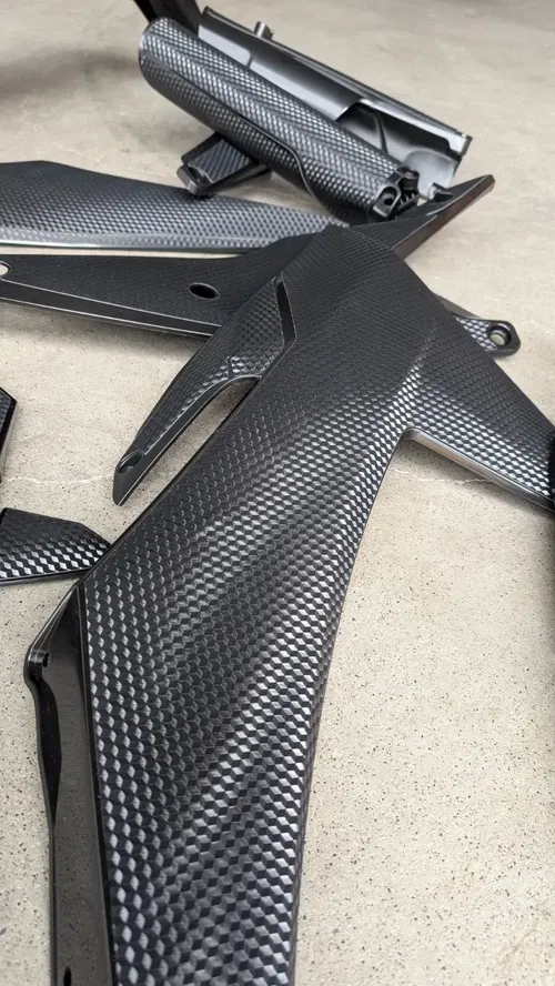 Plastics + Graphics KTM 2025 XC XC-F SX SX-F Textured PRIZM Finish full black