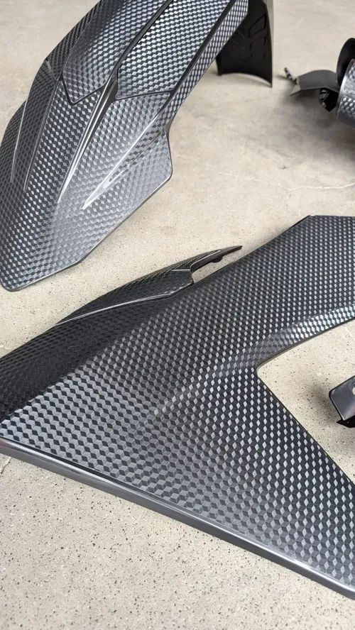 Plastics + Graphics KTM 2025 XC XC-F SX SX-F Textured PRIZM Finish full black