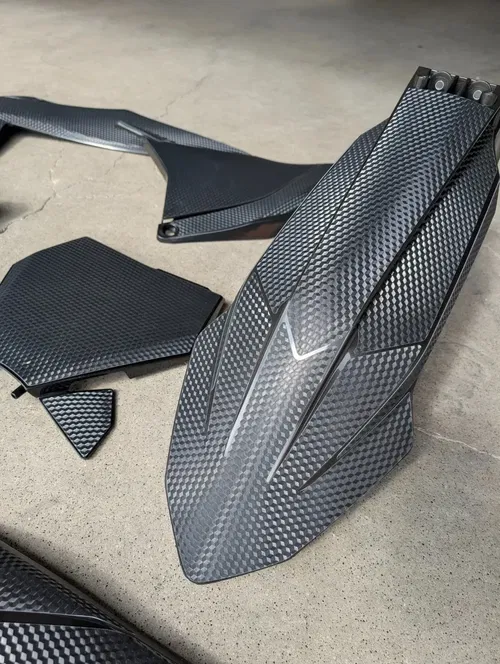 Plastics + Graphics KTM 2025 XC XC-F SX SX-F Textured PRIZM Finish full black