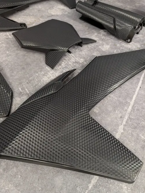 Plastics + Graphics KTM 2025 XC XC-F SX SX-F Textured PRIZM Finish full black