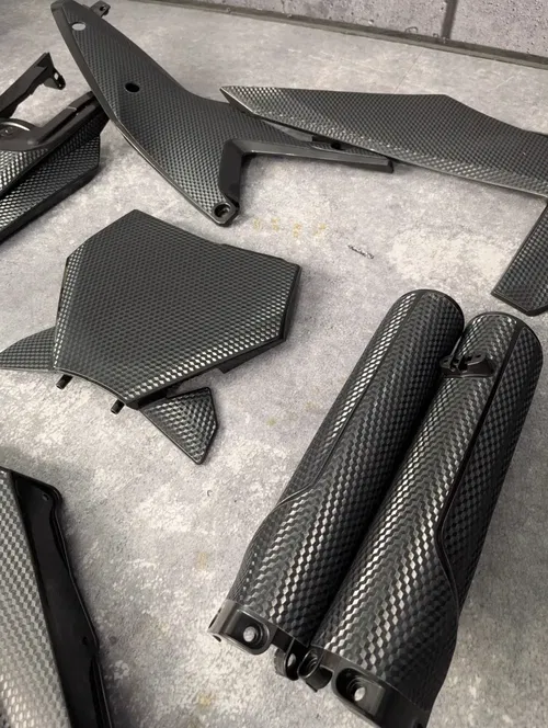 Plastics + Graphics KTM 2025 XC XC-F SX SX-F Textured PRIZM Finish full black