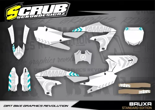 Graphics decals stickers kit Yamaha YZ250F 2019-2023 YZ450F 2018-2022