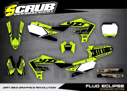 Graphics decals stickers kit Yamaha YZ250F 2019-2023 YZ450F 2018-2022