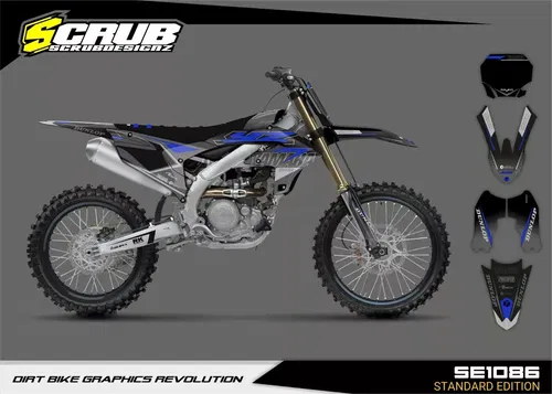 Yamaha YZ450F 2023-2025 YZ250F 2024-2025 Graphics decals stickers kit