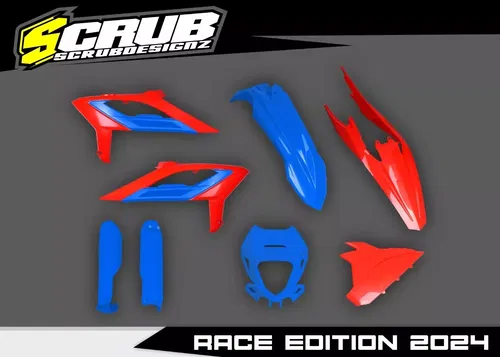 Beta RR 2023 2024 Race edition 2024 OEM color Plastics kit + Fork guards