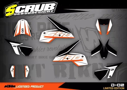 KTM Duke 690 2011 2012 2013 2014 2015 2016 2017 Graphics decals stickers