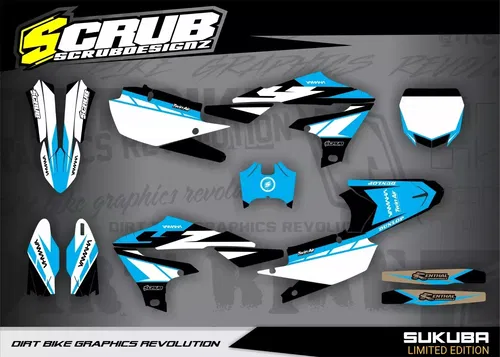 Graphics decals stickers kit Yamaha YZ250F 2019-2023 YZ450F 2018-2022
