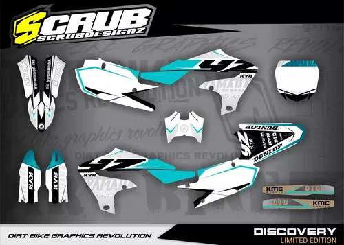 Graphics decals stickers kit Yamaha YZ250F 2019-2023 YZ450F 2018-2022