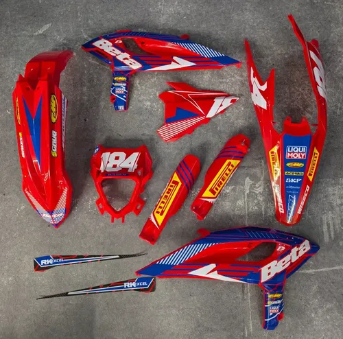 Custom Plastics + Graphics applied 2025 Beta RR X-Pro Race edition