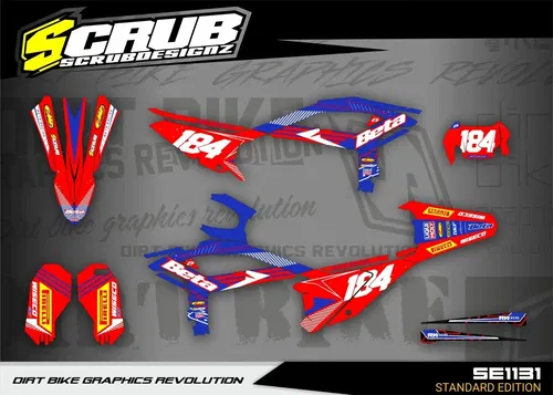 Custom Plastics + Graphics applied 2025 Beta RR X-Pro Race edition