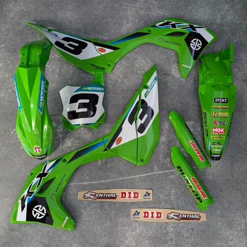 Plastics + Graphics Kawasaki KX450 2024-2025 KX250 2025 KXF KX450X