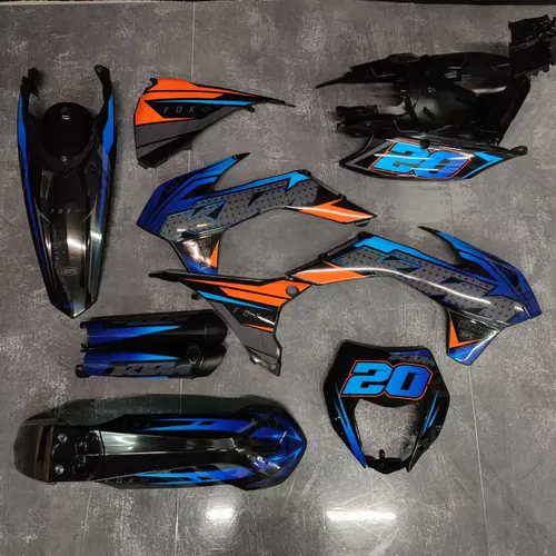 Plastics + Graphics KTM 2016 XC-W XCF-W EXC EXC-F Custom race number