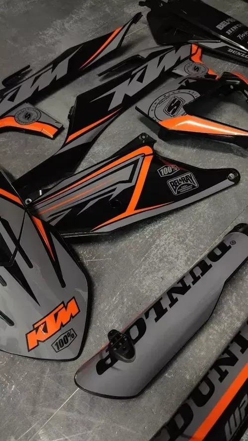 Plastics + Graphics KTM 2020 2021 2022 2023 XC-W XCF-W EXC EXC-F decals stickers