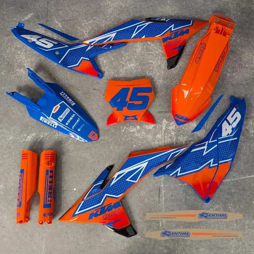Plastics + Graphics KTM 2023 2024 2025 XC XC-F SX SX-F Orange Blue