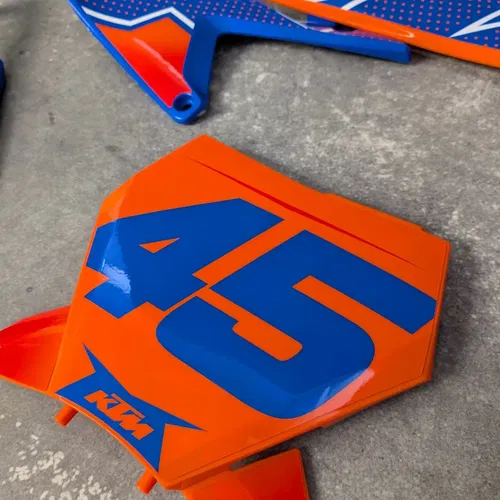 Plastics + Graphics KTM 2023 2024 2025 XC XC-F SX SX-F Orange Blue