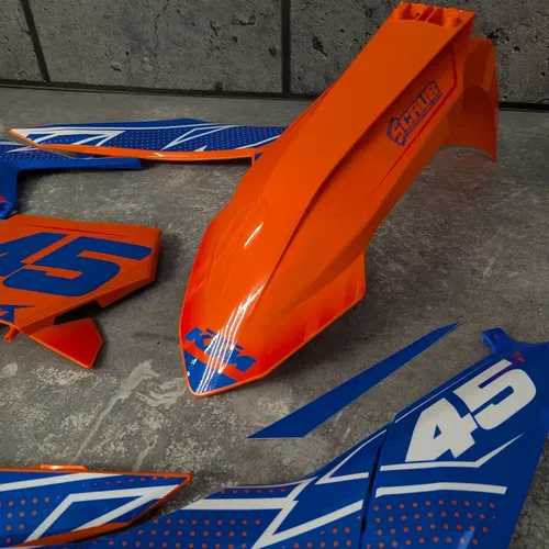 Plastics + Graphics KTM 2023 2024 2025 XC XC-F SX SX-F Orange Blue