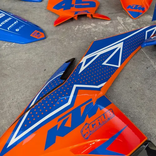 Plastics + Graphics KTM 2023 2024 2025 XC XC-F SX SX-F Orange Blue