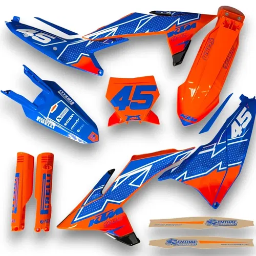 Plastics + Graphics KTM 2023 2024 2025 XC XC-F SX SX-F Orange Blue