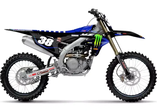 Yamaha YZ450F 2023 2024 2025 + YZ250F 2024 2025 Graphics decals stickers kit