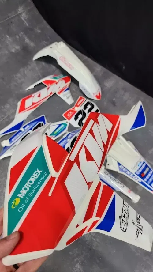 Plastics + Graphics applied KTM 2016 2017 2018 XC XC-F SX SX-F 125 250 350 450