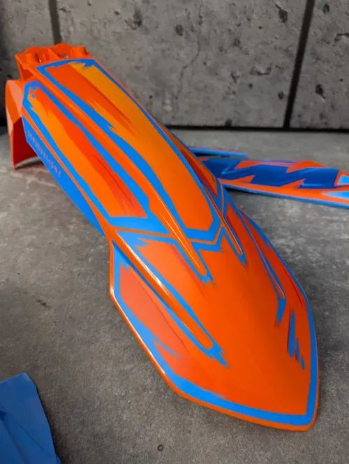 Plastics + Graphics KTM 2019-2022 XC XC-F SX SX-F Orange Blue TLD