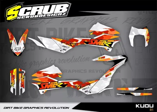 KTM SMC-R 690 2012 2013 2014 2015 2016 2017 2018 Supermoto Graphics decals