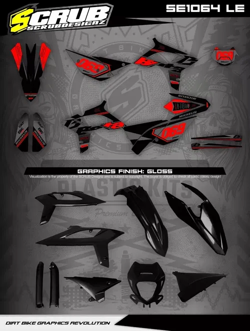 Plastics + Graphics applied Beta RR Polisport Restyle 2013-2017