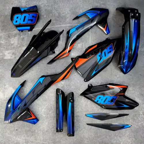 Plastics + Graphics applied KTM 2016-2018 XC XC-F SX SX-F Custom race number