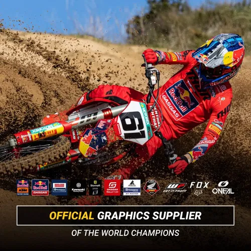 Plastics + Graphics applied KTM 2016-2018 XC XC-F SX SX-F Custom race number