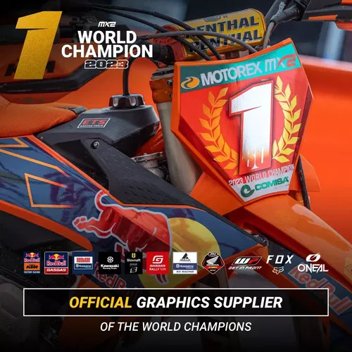 Plastics + Graphics applied KTM 2016-2018 XC XC-F SX SX-F Custom race number