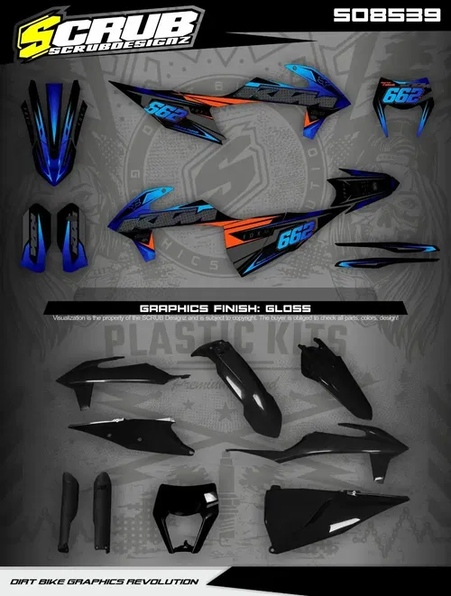 Plastics + Graphics KTM 2020 2021 2022 2023 XC-W XCF-W EXC EXC-F