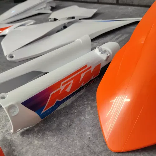 KTM XC XC-F SX SX-F 2019 2022 OEM SCRUB Replica Plastics kit + decals
