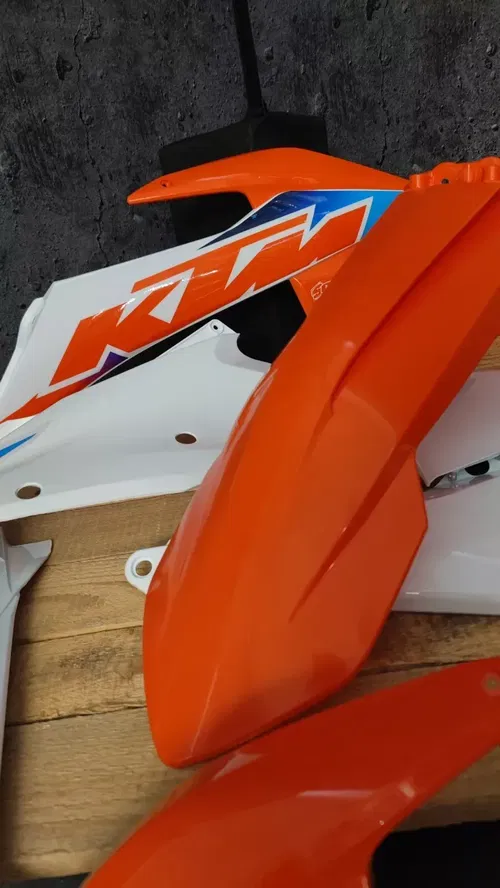 KTM XC XC-F SX SX-F 2019 2022 OEM SCRUB Replica Plastics kit + decals