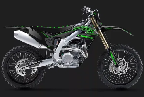 Plastics + Graphics Kawasaki KX250 2017-2020 KX250F applied
