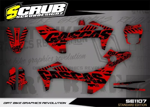 Gas Gas SM 700 Supermoto 2022 2023 2024 2025 Graphics decals stickers kit set