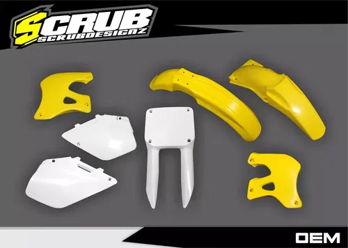 Suzuki RM125 RM250 1996-1998 OEM color Motocross Plastic Body Kit