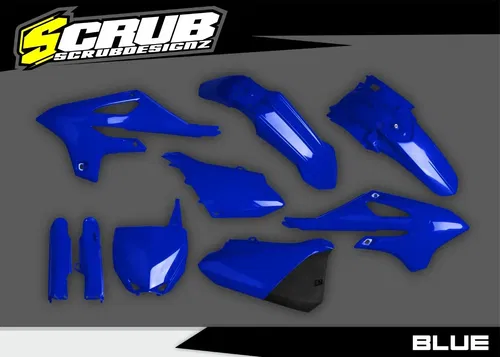 Plastics + Graphics Yamaha YZ 85 2022-2026 Fluo + Custom race number