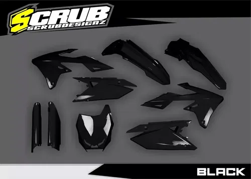 Plastics + Graphics Suzuki RMZ 450 2018-2025 RMZ 250 2019-2025 decals applied
