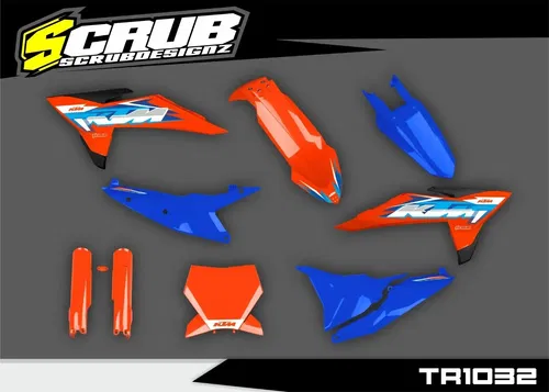 Restyle Plastics Kit + Decals KTM 2023 2024 2025 SX SX-F + Fork guards