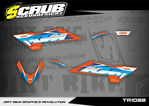Restyle Plastics Kit + Decals KTM 2023 2024 2025 SX SX-F + Fork guards